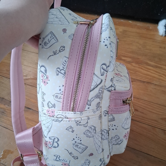 Disney Belle Beauty And The Beast Mini Loungefly Backpack - Picture 2 of 6